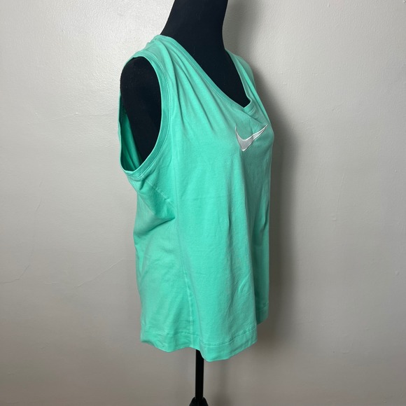 Nike Active Tank Top Sleeveless V-Neck Athletic Training XL - Picture 4 of 9